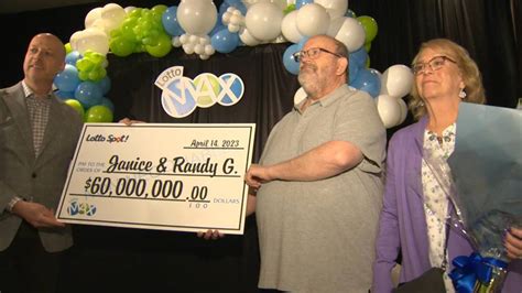 Winnipeg couple collects record $60 million lotto win.